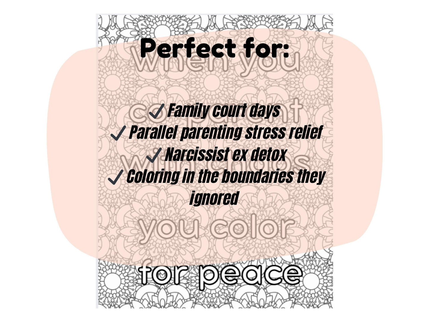 Color-Coded Audacity: Snarky Adult Coloring Book for Co-Parents