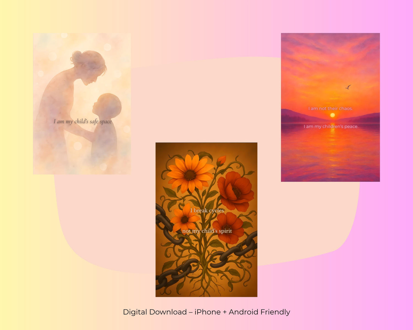 Co-Parenting Affirmation Phone Wallpapers