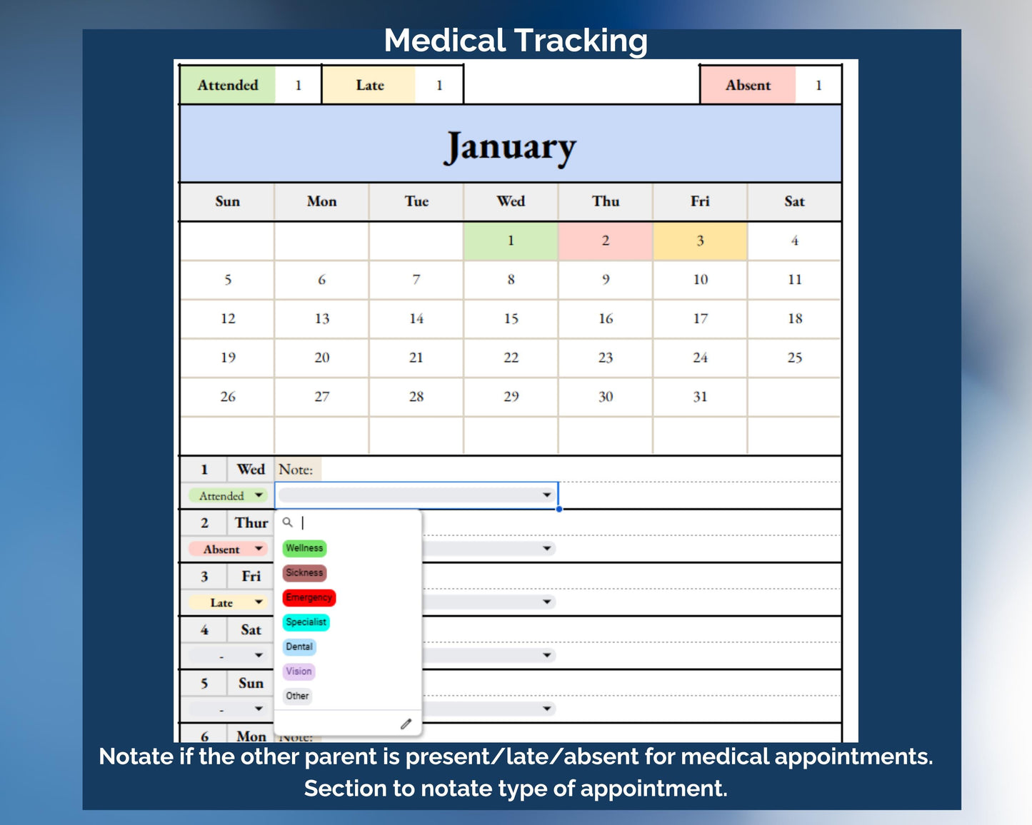 Co-Parenting Tracker Bundle