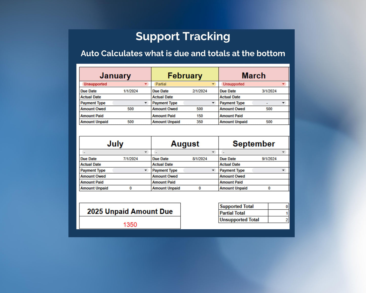 Co-Parenting Tracker Bundle