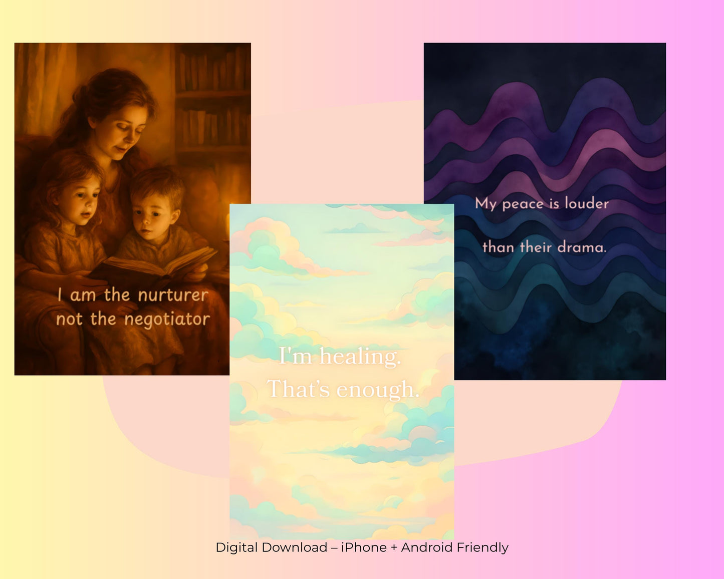 Co-Parenting Affirmation Phone Wallpapers